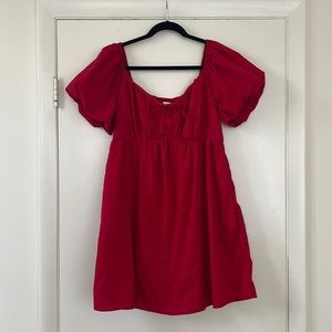 Hollister red dress